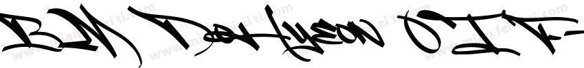 BM DoHyeon OTF字体转换